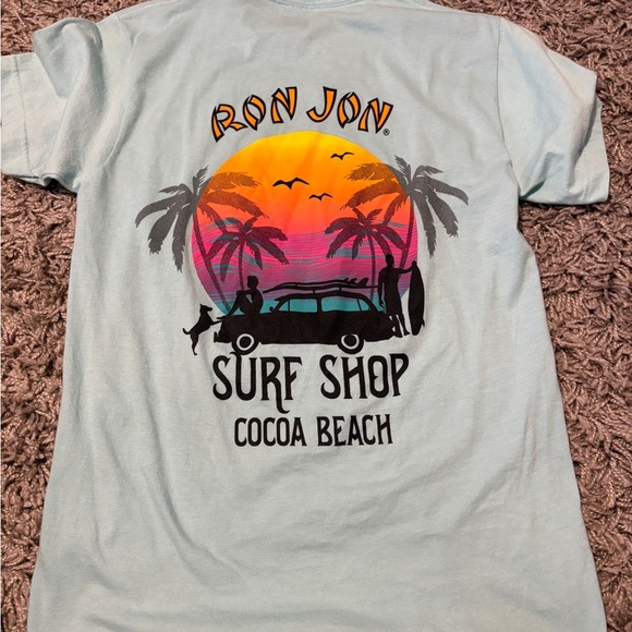 Ron Jon Light Blue Surf Shop Tee - Picture 1 of 3